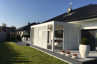 PERGOLA SHADE z bocznymi okiennicami